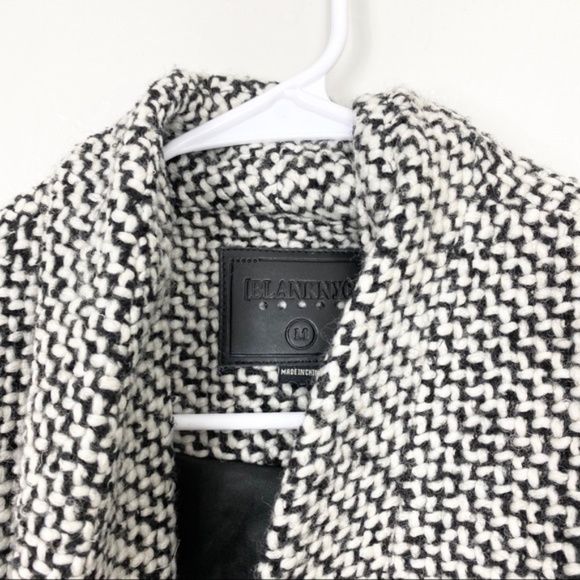 Blank NYC Black and White Say Anything Tweed Coat - Picture 8 of 10